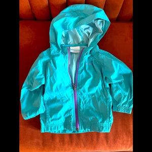 Teal 2T Columbia Windbreaker